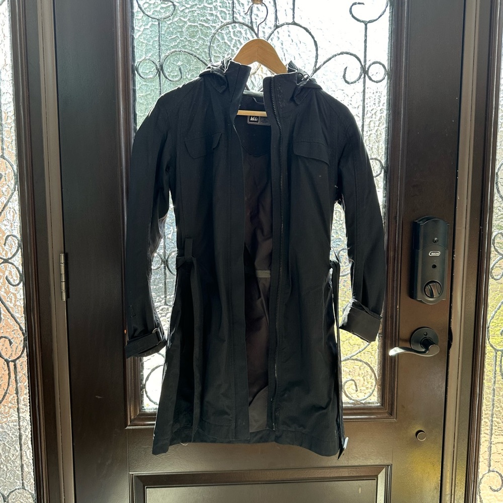 REI women’s rain trench